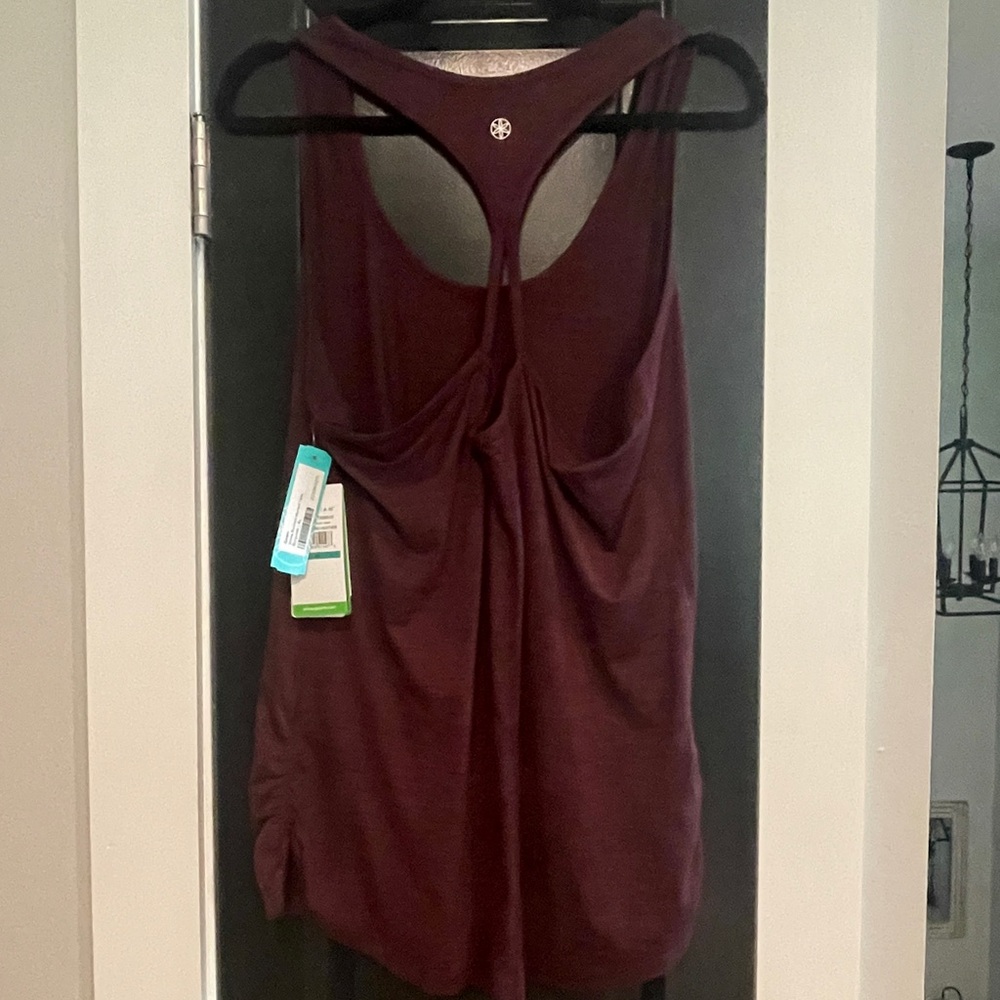 GAIAM Rouched Racerback Tank XL